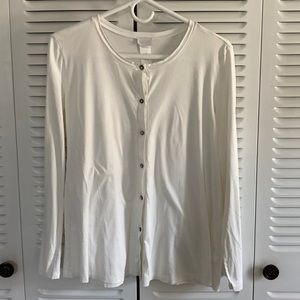 Hanro Cotton Button Down Jersey or Light Jacket